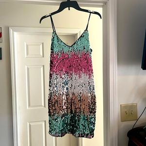 Express Sequin Party Dress